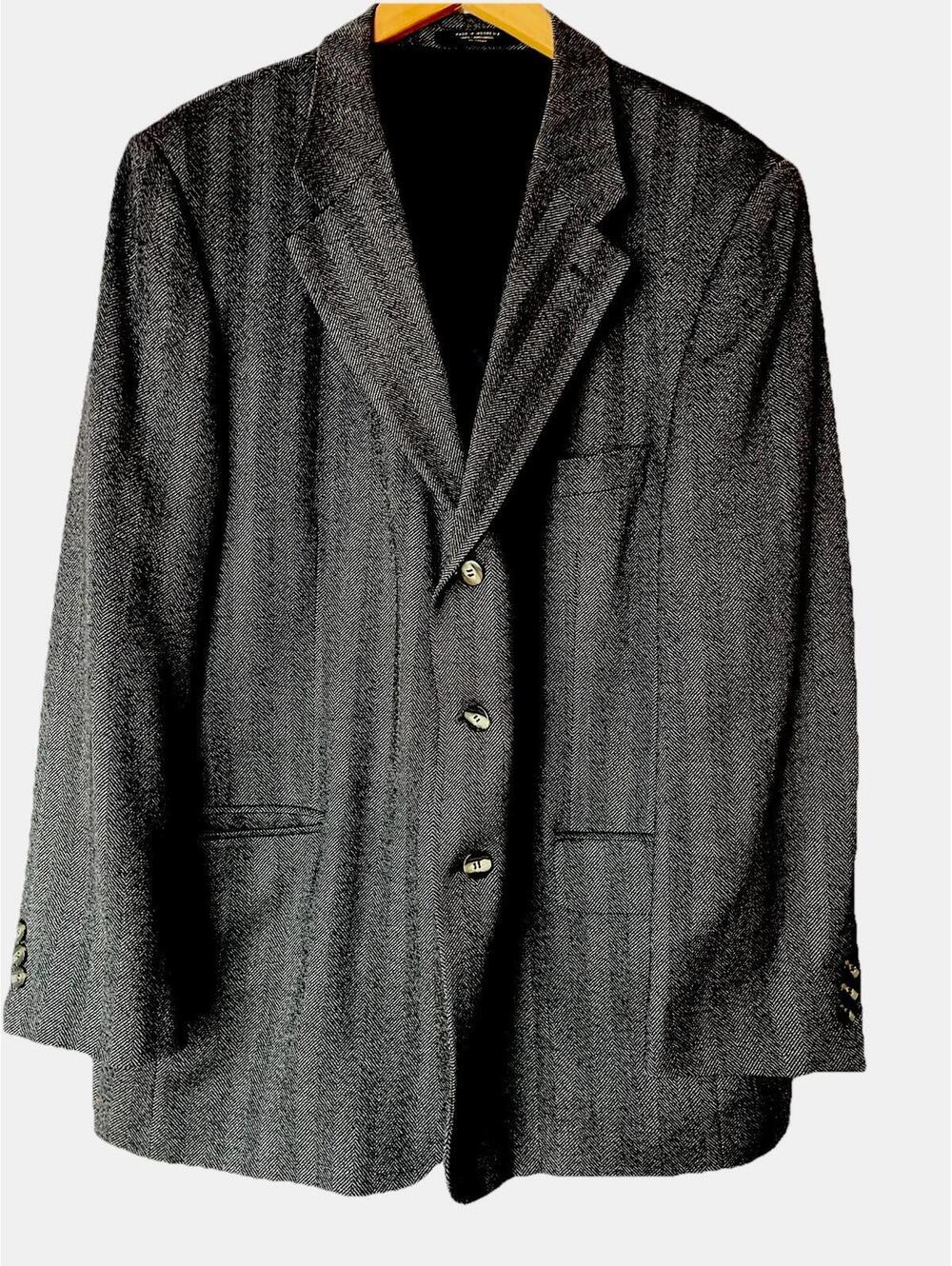 Men’s Mappelli de Milano 100% Lambswool Sport Coat Sz 46R